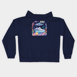 Cruiseship - Bon Voyage Kids Hoodie